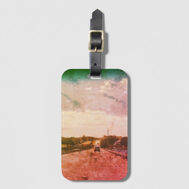 road trip windshield luggage tag (Front Vertical)
