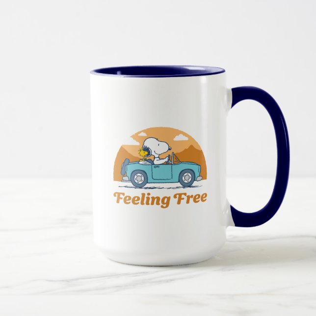 Road Trippin | Peanuts Feeling Free Mug (Right)