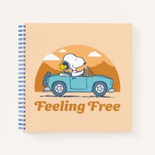 Road Trippin   Peanuts Feeling Free Notebook