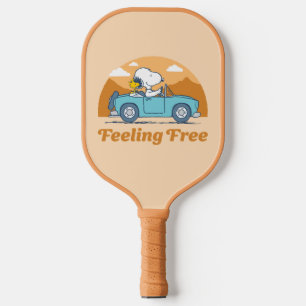 Road Trippin   Peanuts Feeling Free Pickleball Paddle
