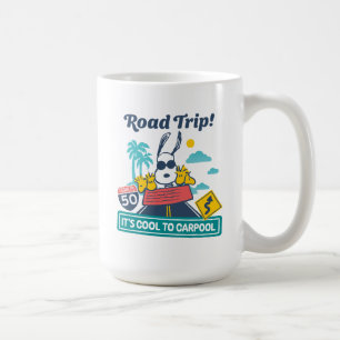 Road Trippin   Peanuts It's Cool To Carpool Coffee Mug