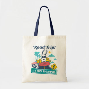 Road Trippin   Peanuts It's Cool To Carpool Tote Bag