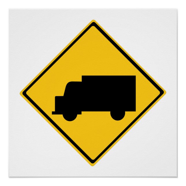 Road Truck Warning Sign (Front)