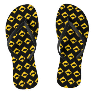 Road Truck Warning Sign Flip Flops