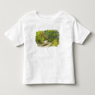 Road with autumn colours and aspens in Kebler Toddler T-shirt