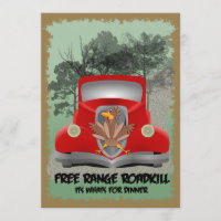 Roadkill Dinner Invitation