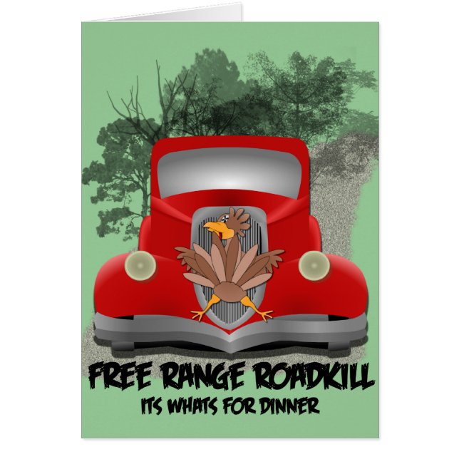 Roadkill for Dinner Recipe Card (Front)