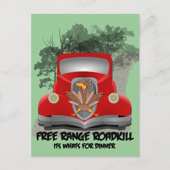 Roadkill for Dinner Recipe Card (Front)
