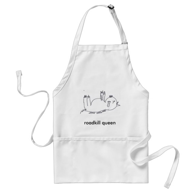 roadkill, roadkill queen standard apron (Front)