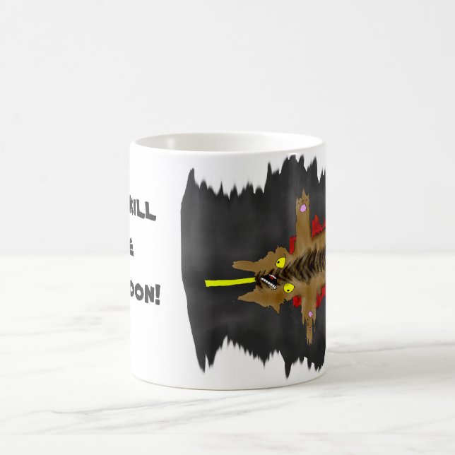 Roadkill the Raccoon mug (Center)