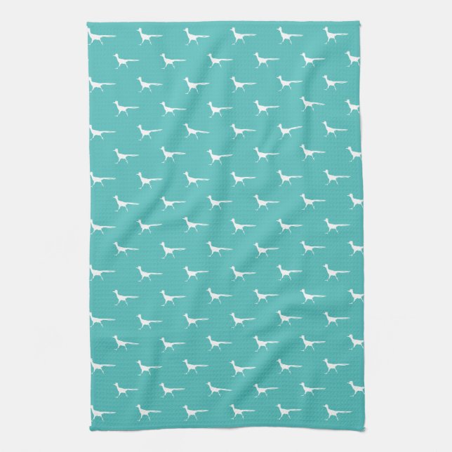 Roadrunner Bird Kitchen Towel (Vertical)