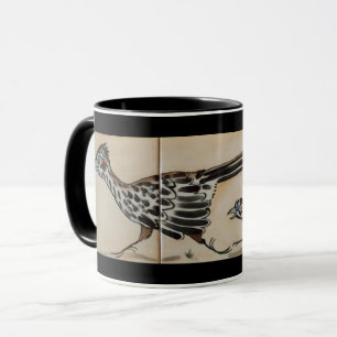 Roadrunner Family Mom and Chicks Southwest Mug