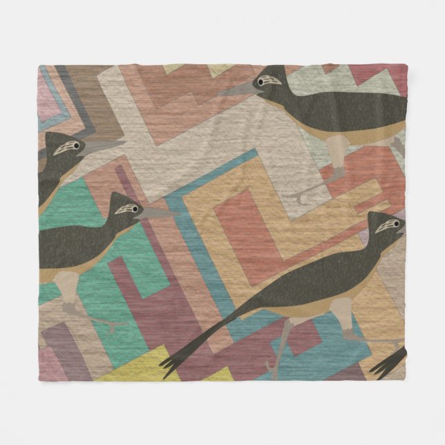 Roadrunner Fleece Blanket (Front (Horizontal))