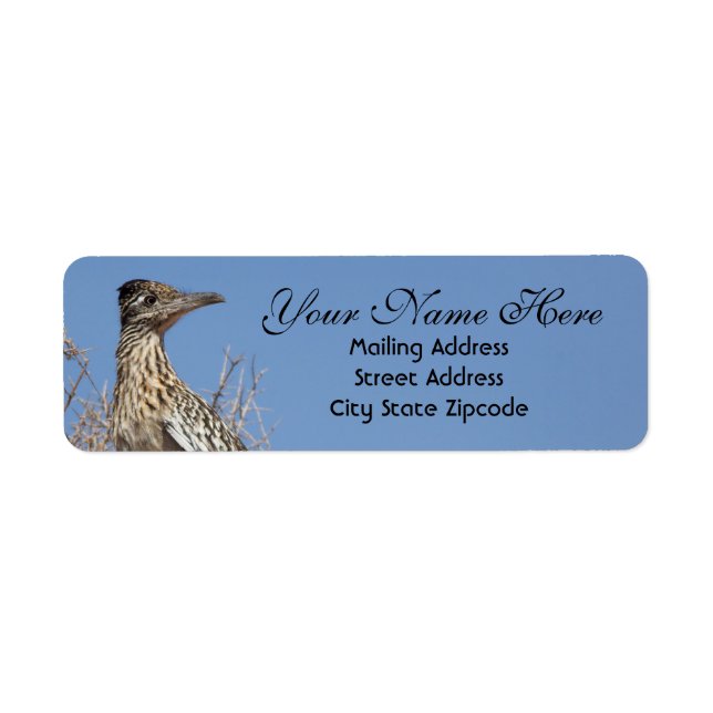 Roadrunner Return Address (Front)