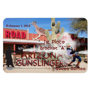 Roadrunner Saloon Bracket A 1st Place Magnet