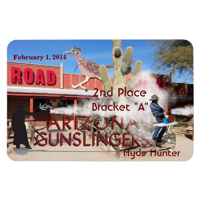 Roadrunner Saloon Bracket A 2nd Place Magnet (Horizontal)