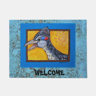 Roadrunner Welcome Door Mat Southwest Personalized