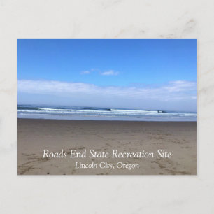 Roads End, Lincoln City, Oregon Postcard