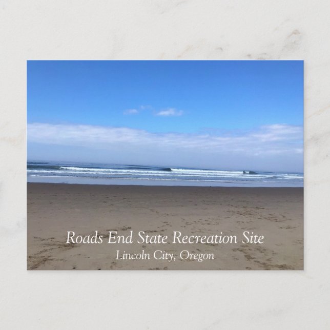 Roads End, Lincoln City, Oregon Postcard (Front)
