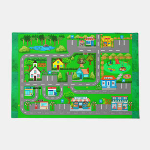 Roads for Cars Doormat