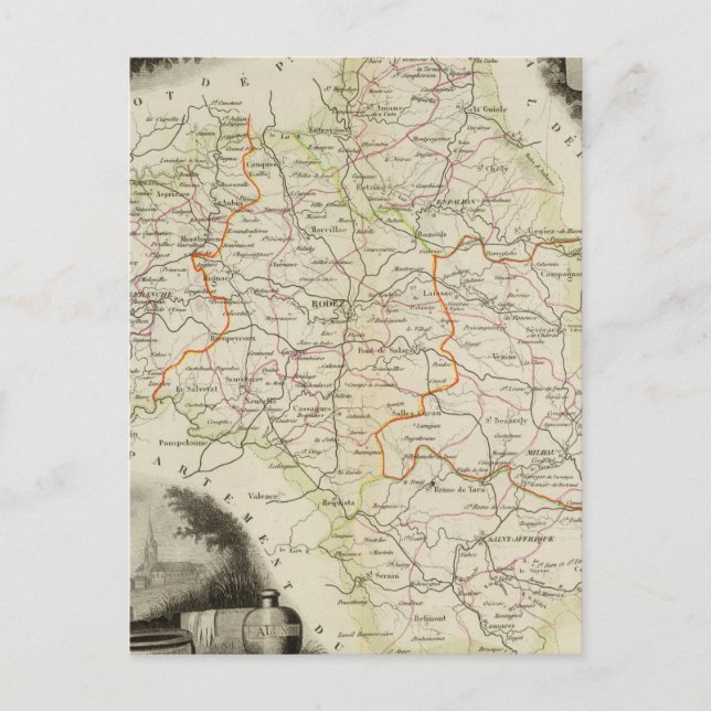 Roads, Towns, Cities Postcard (Front)