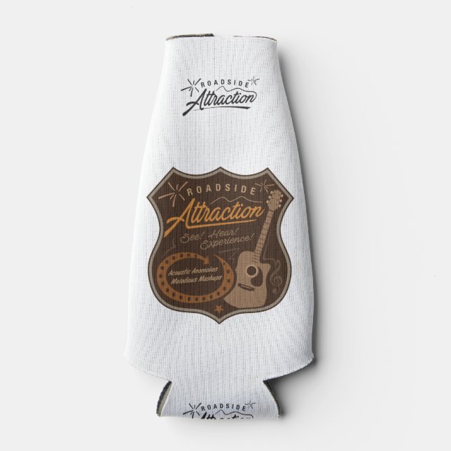 Roadside Attraction Bottle Cooler (Sepia) (Front)