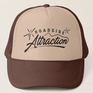 Roadside Attraction Logo Trucker's Hat (Brown)