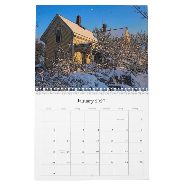 Roadside Attractions Calendar (Jan 2027)