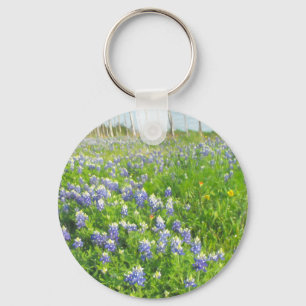 Roadside Bluebonnets Keychain