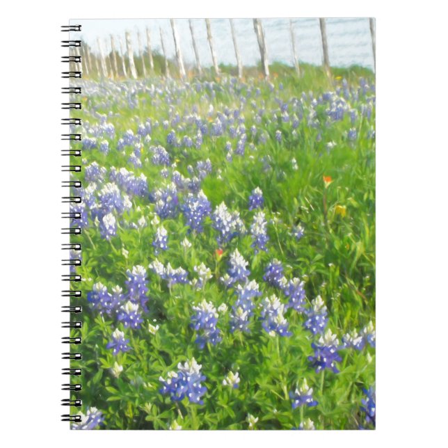 Roadside Bluebonnets Notebook (Front)
