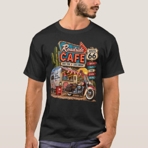 Roadside Cafe Route 66 T-Shirt - Good Food Good Co