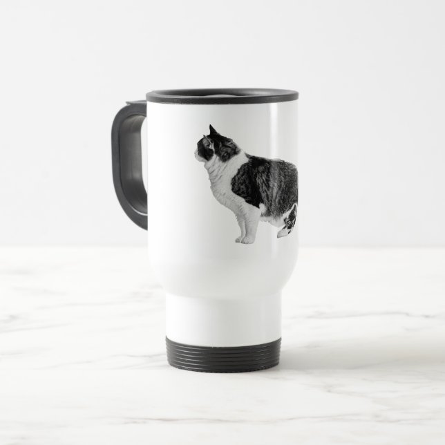 Roadside Cat, Gentle Break Travel Mug (Front Left)