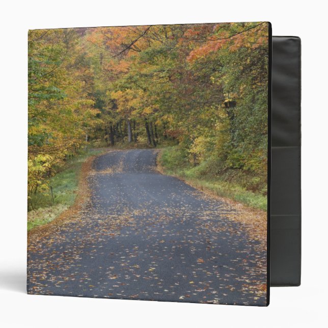 Roadside fall foliage, Southern Vermont, USA Binder (Front/Inside)
