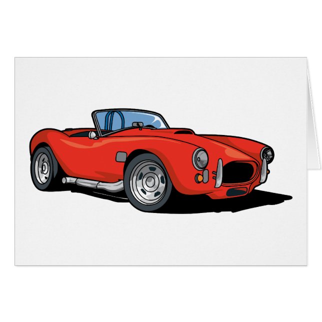 Roadster rouge (Devant horizontal)