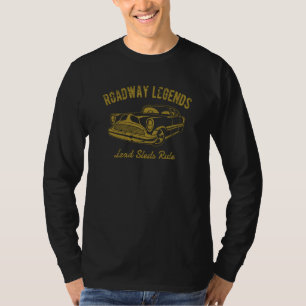 Roadway Legends Lead Sleds Rule Classic Car Retro T-Shirt