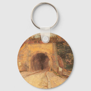 Roadway Underpass, Viaduct by Vincent van Gogh Keychain