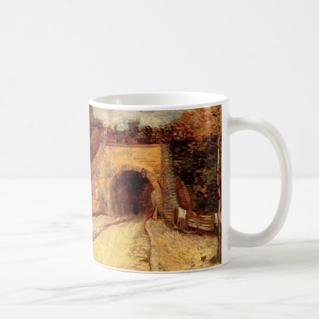 Roadway with Underpass Viaduct by Vincent van Gogh Coffee Mug (Right)