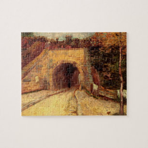 Roadway with Underpass Viaduct by Vincent van Gogh Jigsaw Puzzle