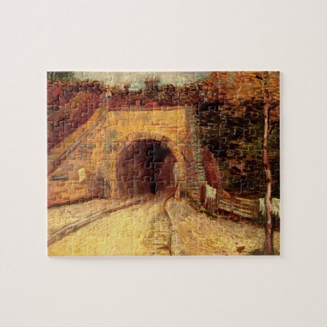 Roadway with Underpass Viaduct by Vincent van Gogh Jigsaw Puzzle (Horizontal)