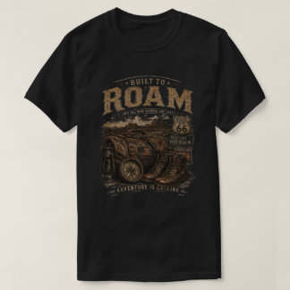 Roam Free on the Open Road Vintage Route 66 T-Shirt