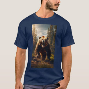 Roam Wild – Men’s T-Shirt Featuring Bold Bear 