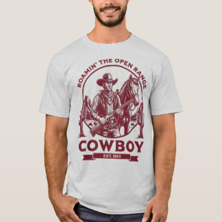 Roamin’ the Open Range – Vintage Cowboy Western T-Shirt