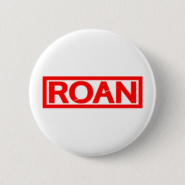 Roan Stamp 2 Inch Round Button (Front)
