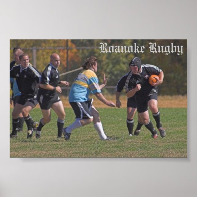 Roanoke Rugby - Ben Call Poster (Front)