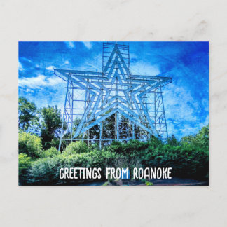 Roanoke Star Postcard