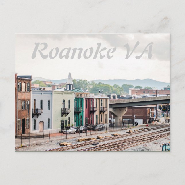 roanoke va postcard (Front)