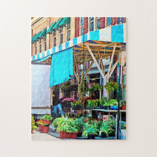 Roanoke VA - Unloading Flower Truck Jigsaw Puzzle