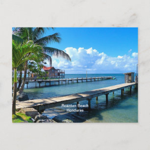 Roantan Beach, Honduras Postcard