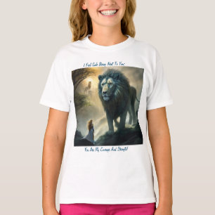 Roar in Style: Customized Girl's T-Shirt