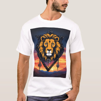"Roar in Style : T-shirt d'impression de Lion"